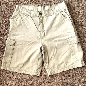 St. John’s Bay Khaki Cargo Shorts.